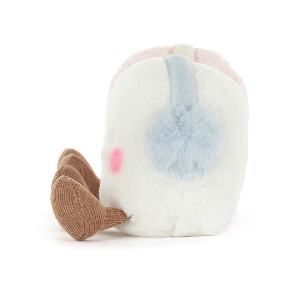 Jellycat 微笑 棉花糖 公仔 Christmas Amuseables Toastie Pink and White Marshmallows Plush - TOYZHOLIC