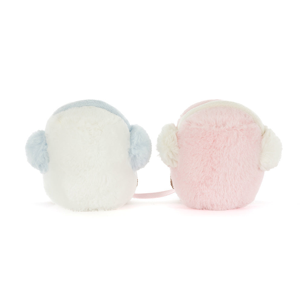 Jellycat 微笑 棉花糖 公仔 Christmas Amuseables Toastie Pink and White Marshmallows Plush - TOYZHOLIC