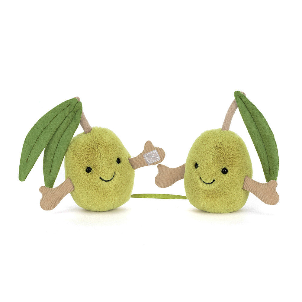 Jellycat 微笑橄欖公仔 AAmuseables Pair of Olives Plush - TOYZHOLIC