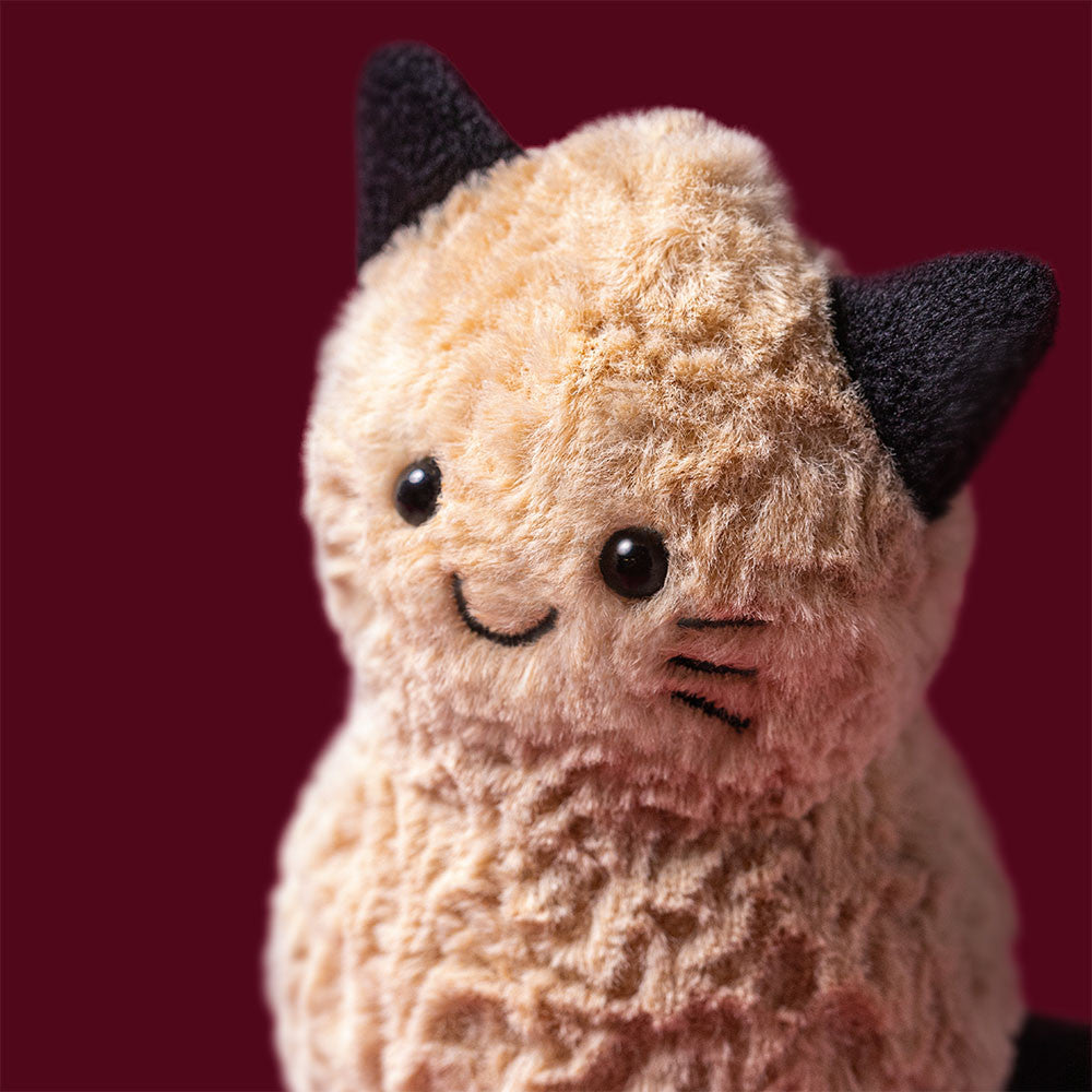 Jellycat 微笑黑色貓貓花生 公仔 Amuseables Peanut ‘Cat’ Plush