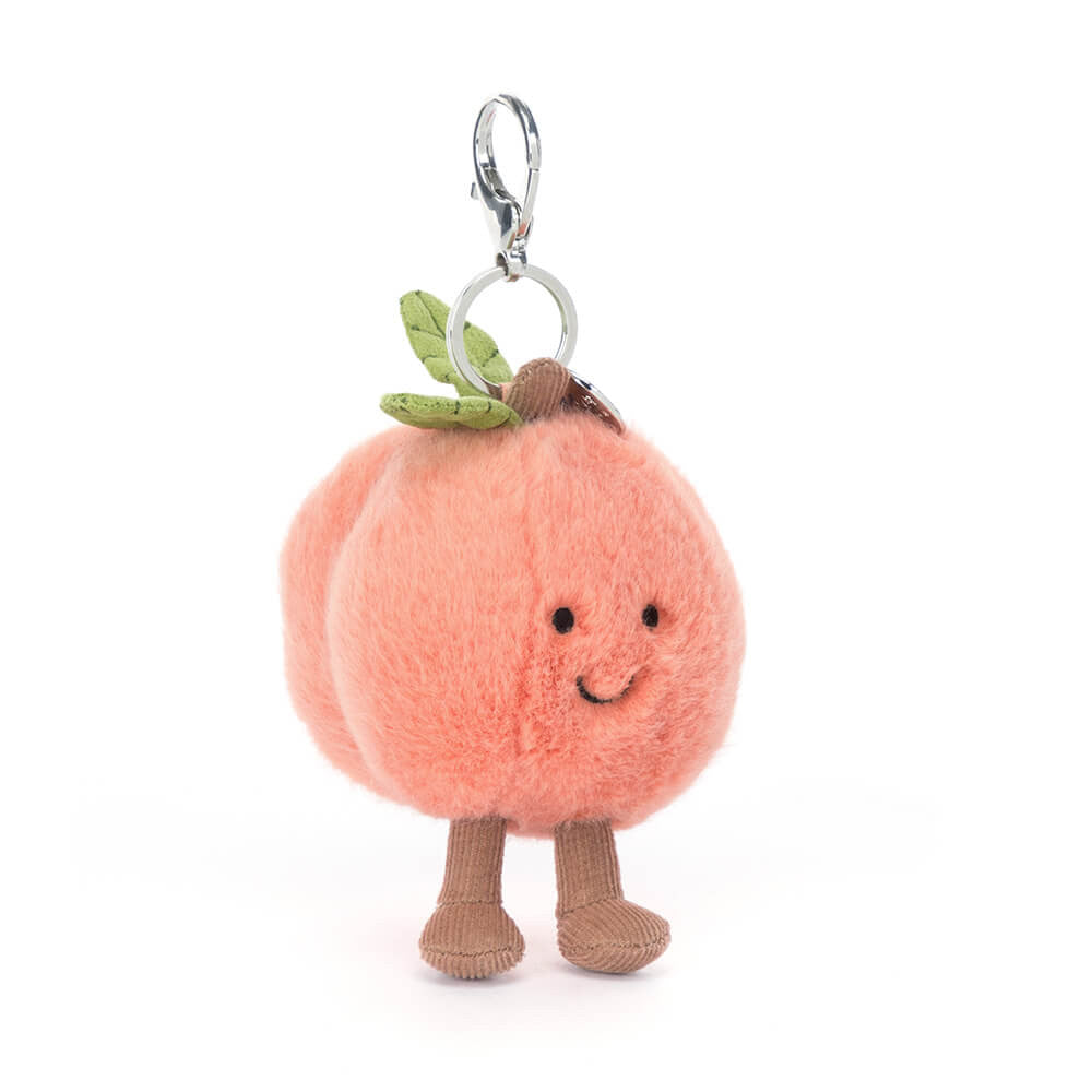 Jellycat 微笑蜜桃 掛飾公仔 Amuseables Peach Bag Charm - TOYZHOLIC