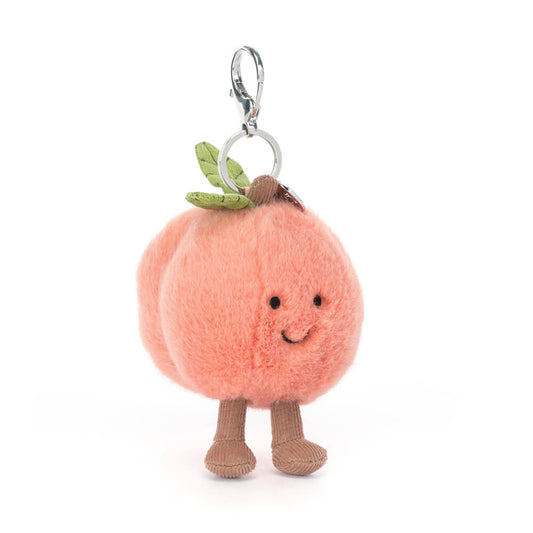 Jellycat 微笑蜜桃 掛飾公仔 Amuseables Peach Bag Charm - TOYZHOLIC