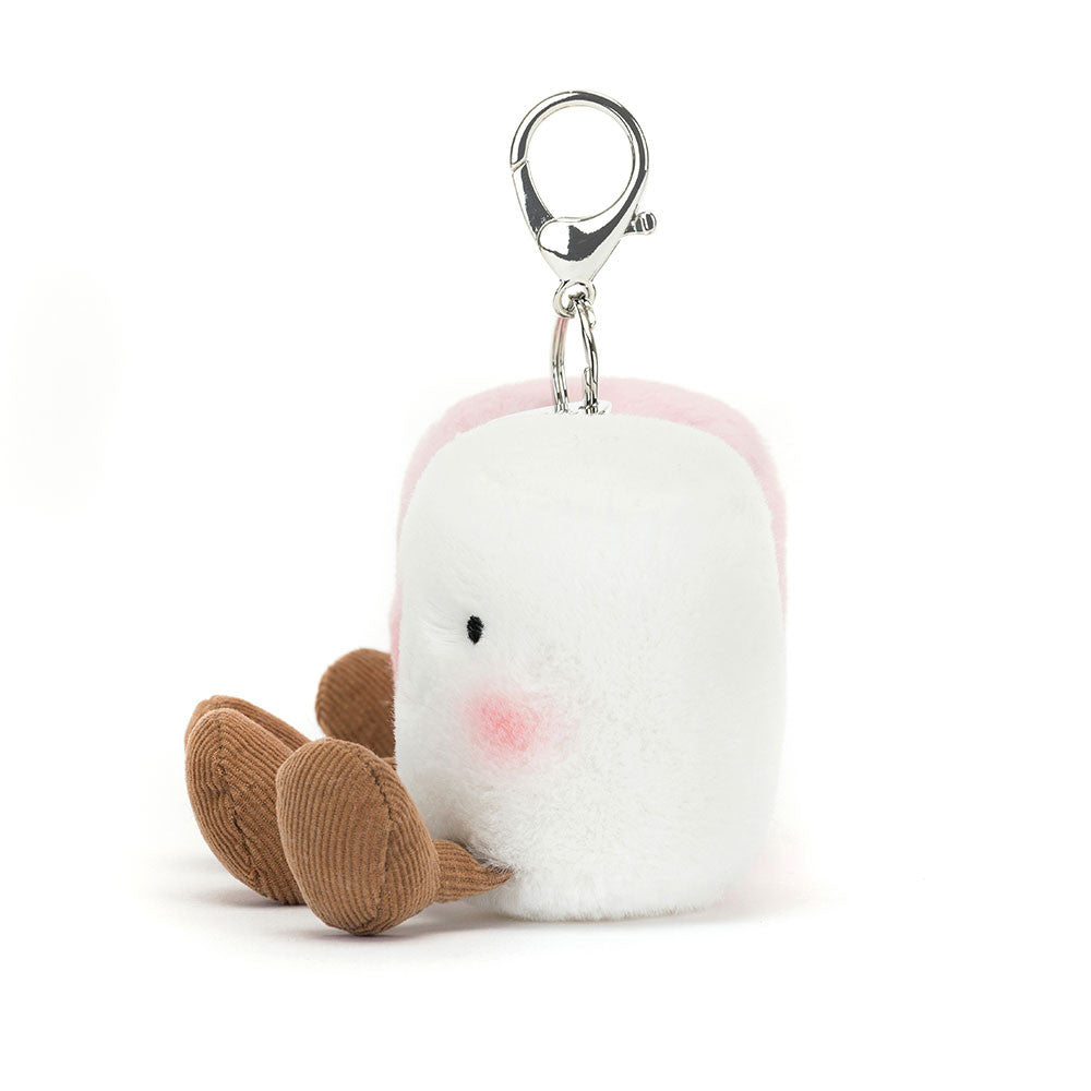 Jellycat 微笑棉花糖 掛飾公仔 Amuseables Pair of Marshmallows Bag Charm - TOYZHOLIC