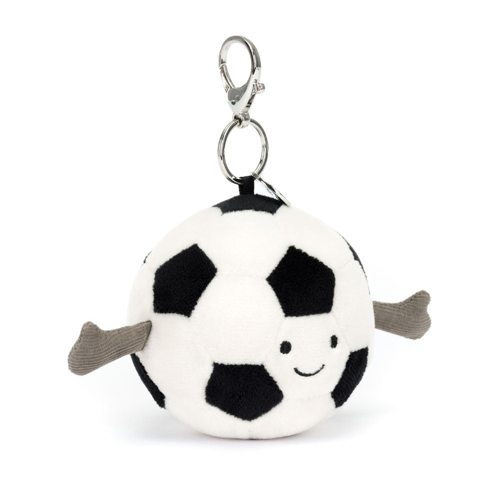 Jellycat 微笑足球 公仔掛飾 Amuseables Sports Football Bag Charm - TOYZHOLIC