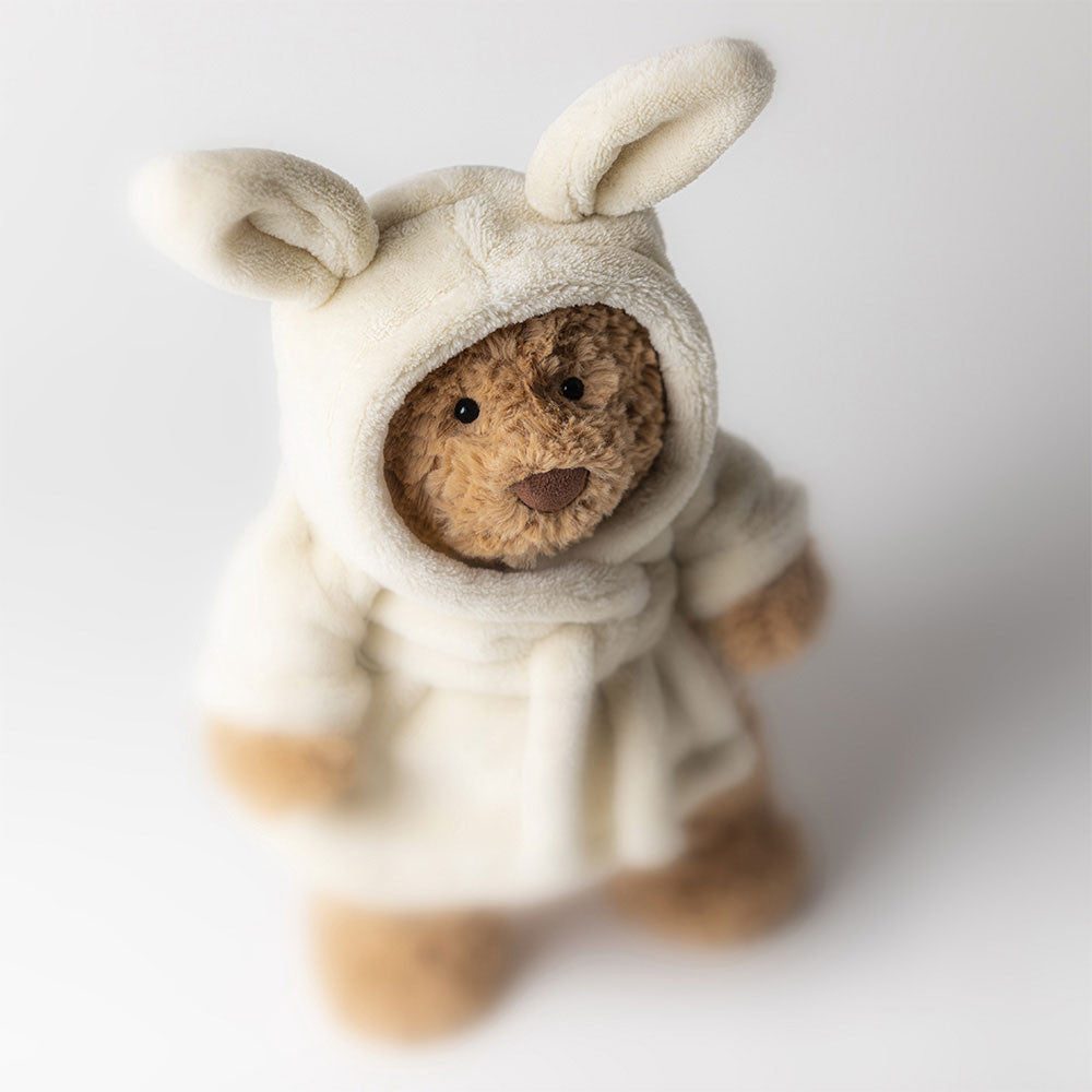 Jellycat 浴袍巴塞羅熊 公仔 Bartholomew Bathrobe Bear Soft Toy - TOYZHOLIC