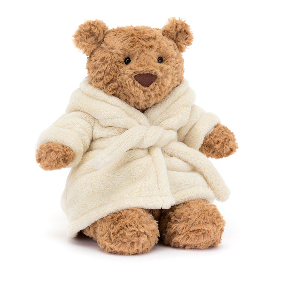 Jellycat 浴袍巴塞羅熊 公仔 Bartholomew Bathrobe Bear Soft Toy - TOYZHOLIC