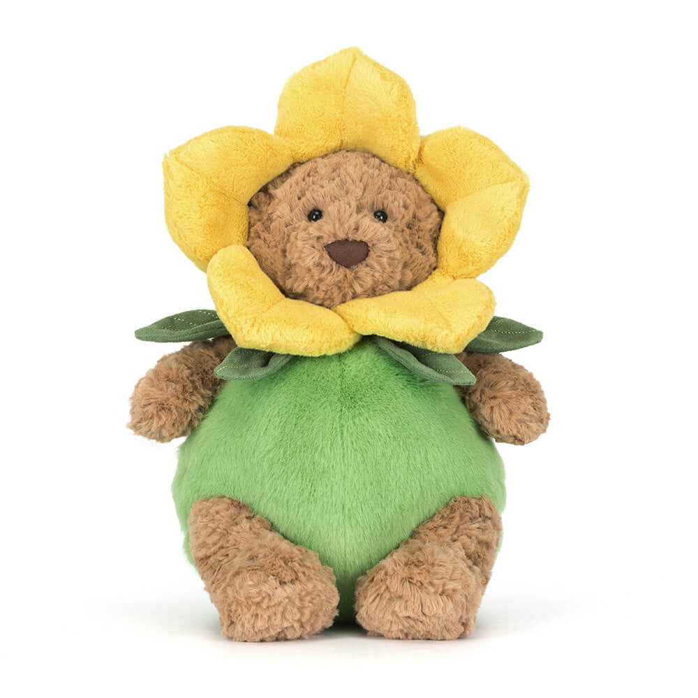 Jellycat 水仙花巴塞羅熊 公仔 Bartholomew Bear Daffodil Outfit Plush - TOYZHOLIC