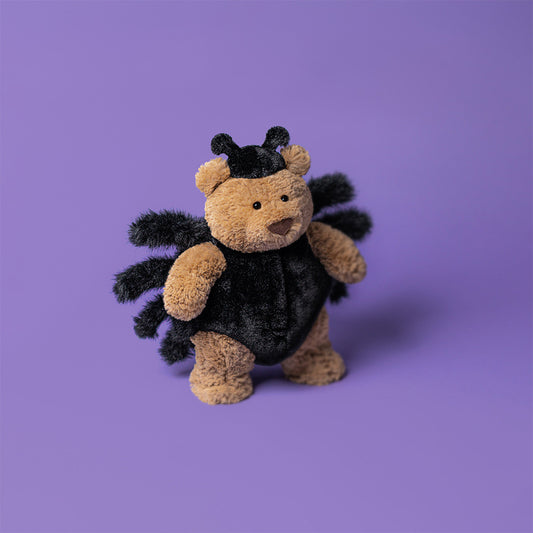 Jellycat 萬聖節蜘蛛巴塞羅熊 公仔 Spider Bartholomew Bear Soft Toy - TOYZHOLIC