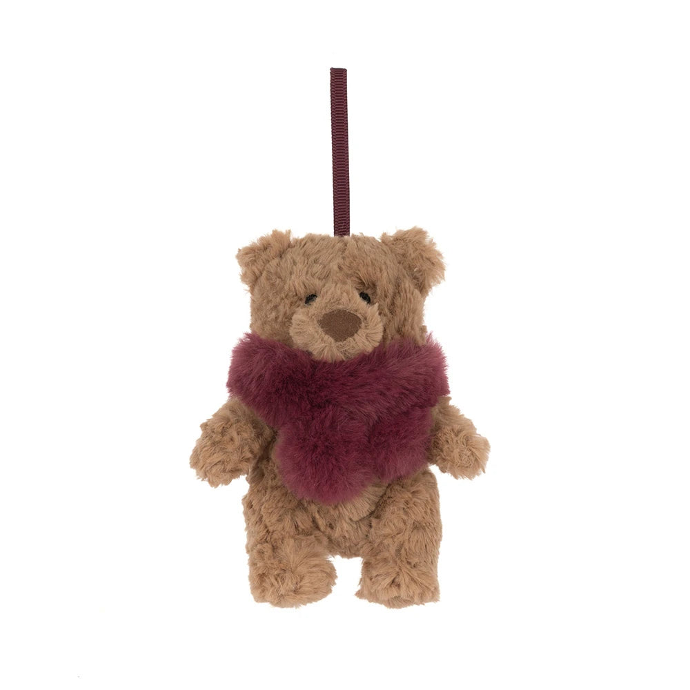 Jellycat 聖誕節系列 巴塞羅熊 聖誕吊飾 公仔 Bartholomew Bear Winter Warmer Decoration Plush Charm