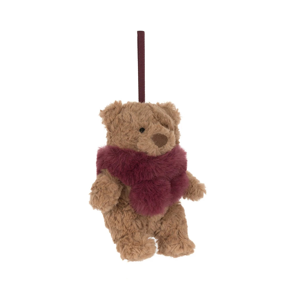 Jellycat 聖誕節系列 巴塞羅熊 聖誕吊飾 公仔 Bartholomew Bear Winter Warmer Decoration Plush Charm