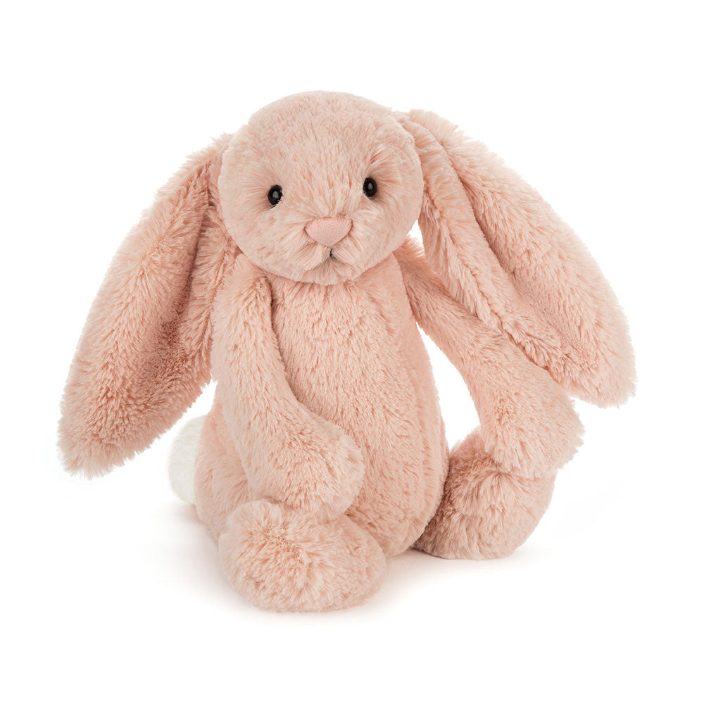 Jellycat 微笑中號兔仔 公仔 (米/ 銀/ 淺粉紅色) Bashful Bunny Medium Soft Toy (Beige/ Silver/ Blush) - TOYZHOLIC