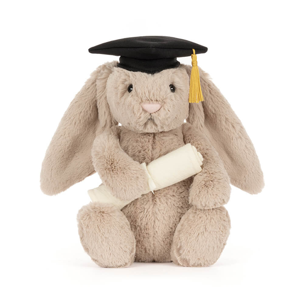 Jellycat 怕醜畢業兔 公仔 Bashful Bunny Graduation Outfit Soft Toy - TOYZHOLIC