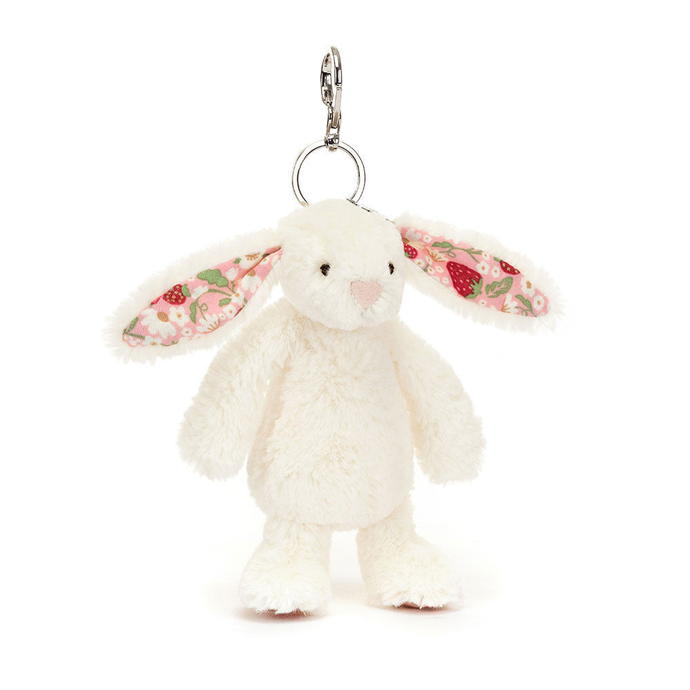 Jellycat 兔仔 吊飾 Bashful Bunny Bag Charm （Beige/ Blush/ Silver) - TOYZHOLIC