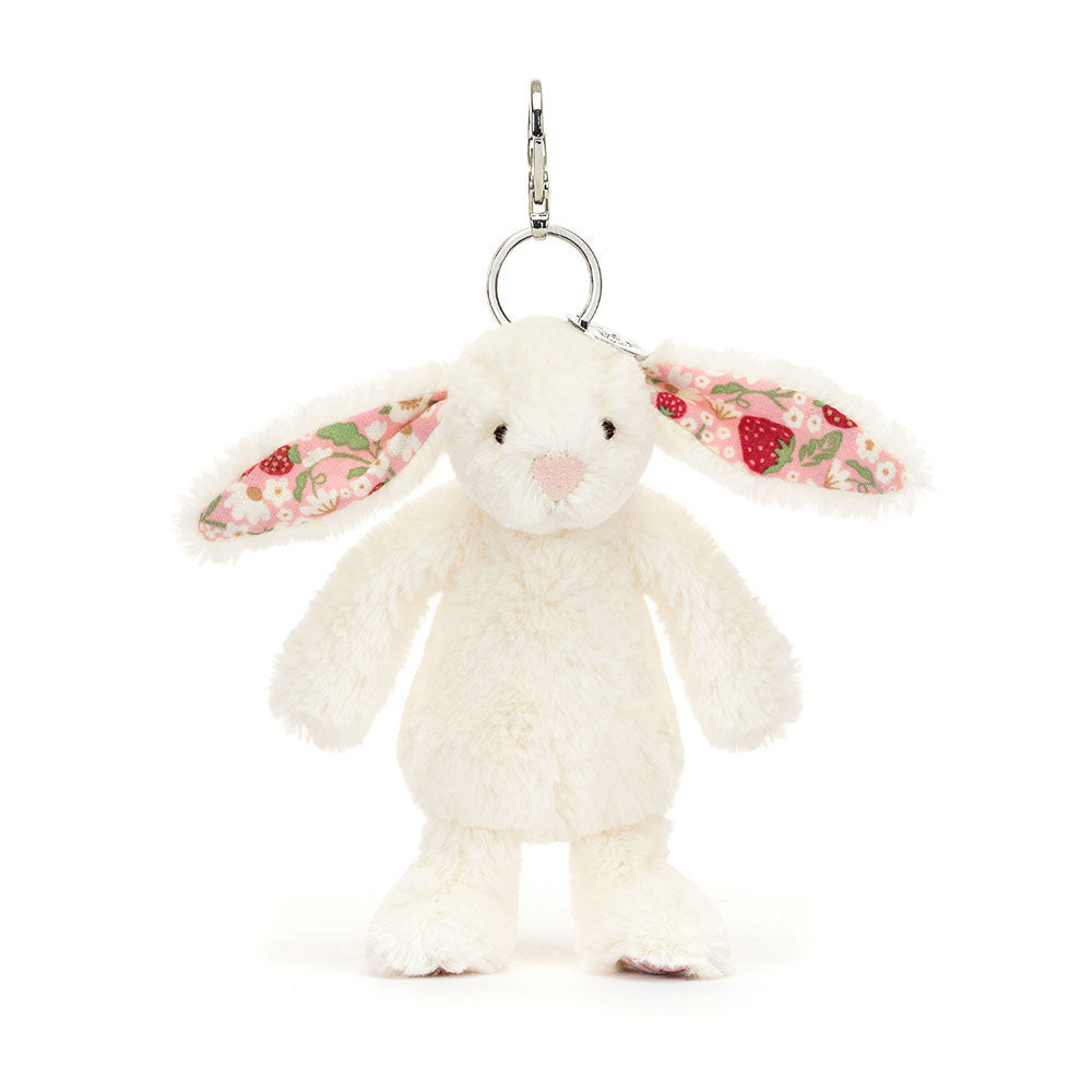 Jellycat 兔仔 吊飾 Bashful Bunny Bag Charm （Beige/ Blush/ Silver) - TOYZHOLIC