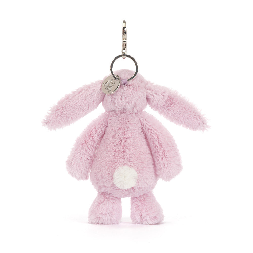 Jellycat 兔仔 吊飾 Bashful Bunny Bag Charm (Beige/ Blush/ Silver/ Berry/ Thistlepop Blossom) - TOYZHOLIC