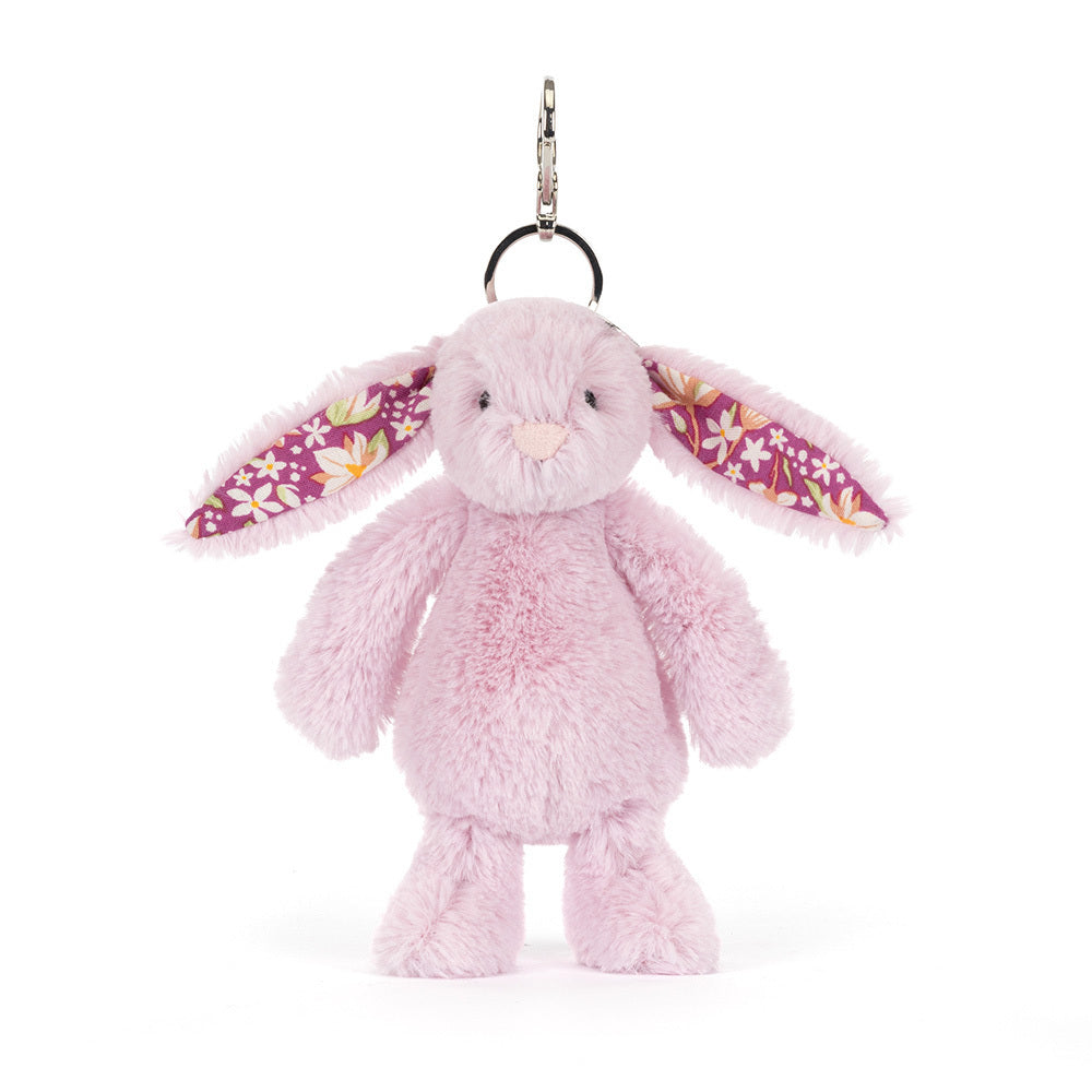 Jellycat 兔仔 吊飾 Bashful Bunny Bag Charm (Beige/ Blush/ Silver/ Berry/ Thistlepop Blossom) - TOYZHOLIC