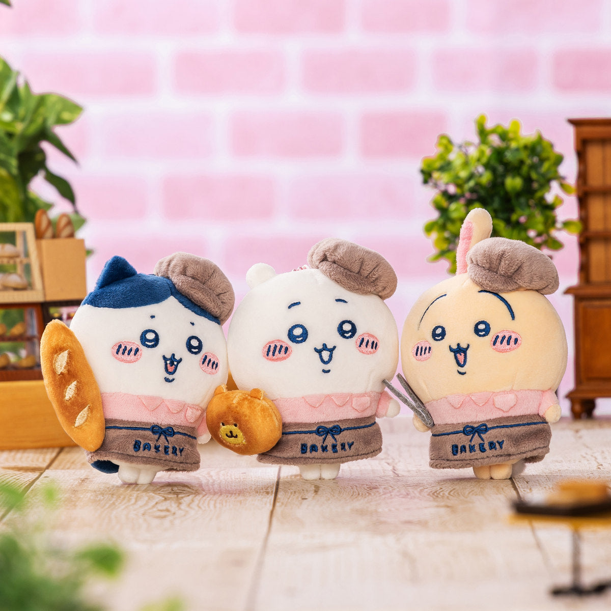 Chiikawa 麵包店店員 系列 掛飾公仔 Bakery Staff Series Plush Keychain - TOYZHOLIC