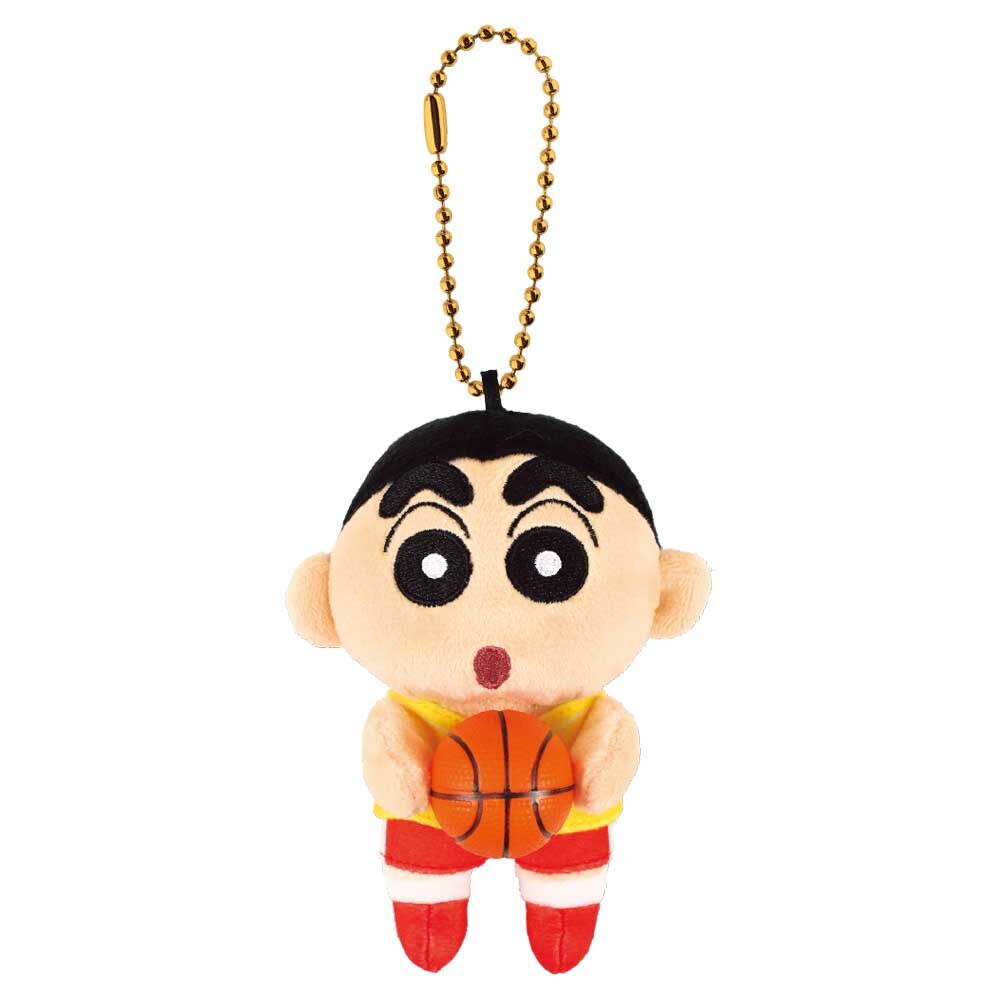 蠟筆小新 籃球 公仔掛飾 Crayon Shinchan Plush Charm - Basketball - TOYZHOLIC