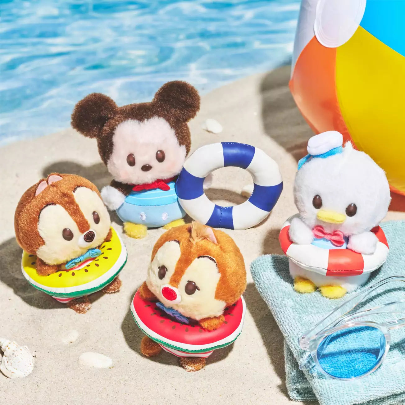 Disney Store Donald Duck 唐老鴨 夏天水泡坐坐公仔 Summer Sitting Plush - TOYZHOLIC