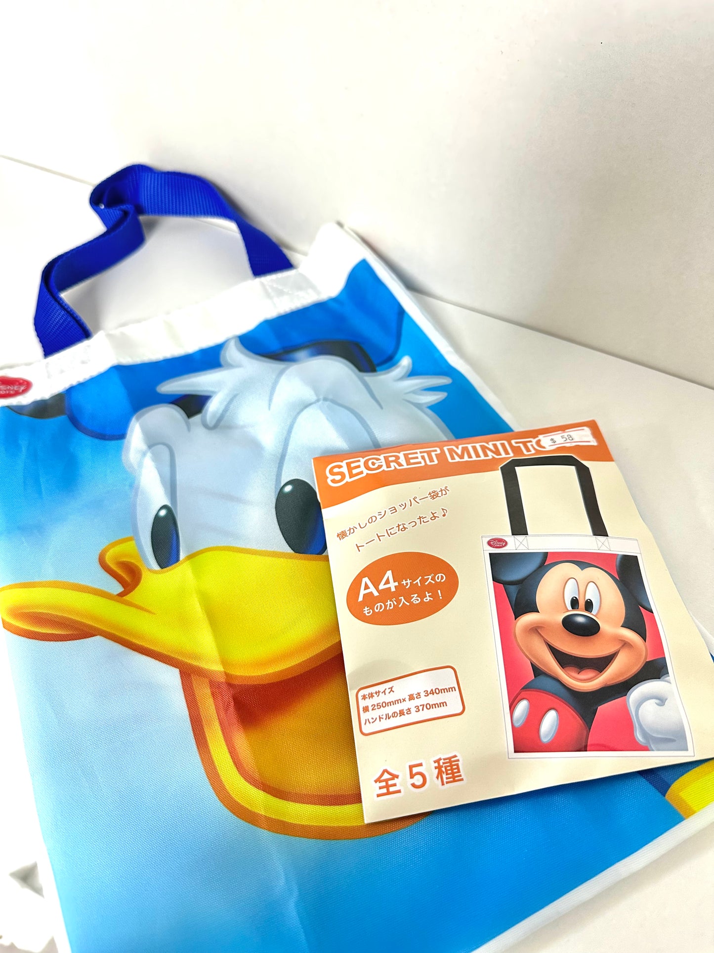Disney Store 膠袋造型系列環保袋盲抽 （共5款）Secret Mini Tote - TOYZHOLIC