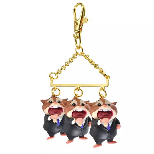 Disney Store Zootopia 鼠鼠商人鎖匙扣 Lemming Businessman Keychain