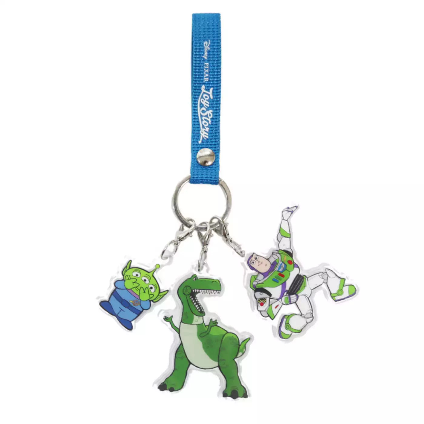 Disney Toy Story 巴斯三眼仔REX 鎖匙扣 Buzz, Little Green Men & Rex Keychain