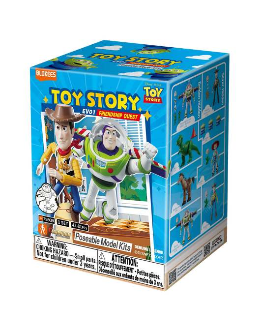 Disney x Blokees 迪士尼反斗奇兵模型 盲盒 Toy Story Elite VERSION 01 EV01 - Friendship Quest Blind Box （一盒六款，款式隨機）