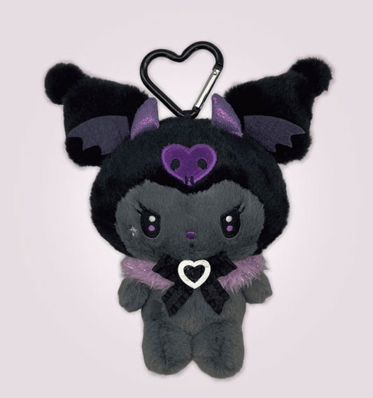 Sanrio Kuromi 小惡魔系列 蝙蝠 Kuromi 2025 生日紀念限定款 心型扣環 掛飾公仔 Kuromi Dark Little Devil Bag Charm - TOYZHOLIC
