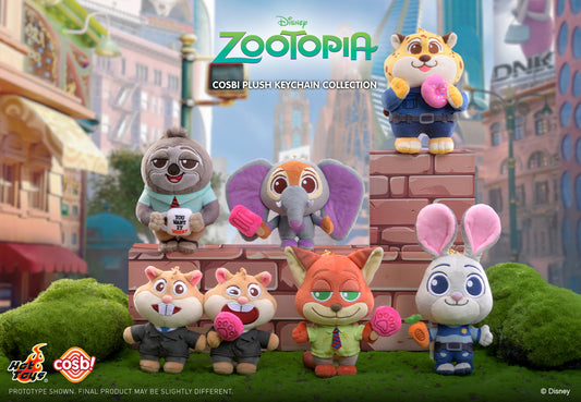 「確認款 Confirmed Style」Hot Toys Disney 優獸大都會2 Cosbi 毛絨鎖匙扣系列 盲盒 Zootopia2 Cosbi Plush Keychain Collection Blind Box - TOYZHOLIC