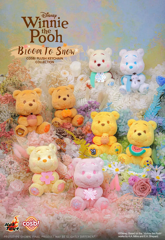 Hot Toys Disney 小熊維尼 四季系列 Cosbi 盲盒（一盒八款，款式隨機）Winnie the Pooh Bloom to Snow Plush Keychain Collection Blind Box
