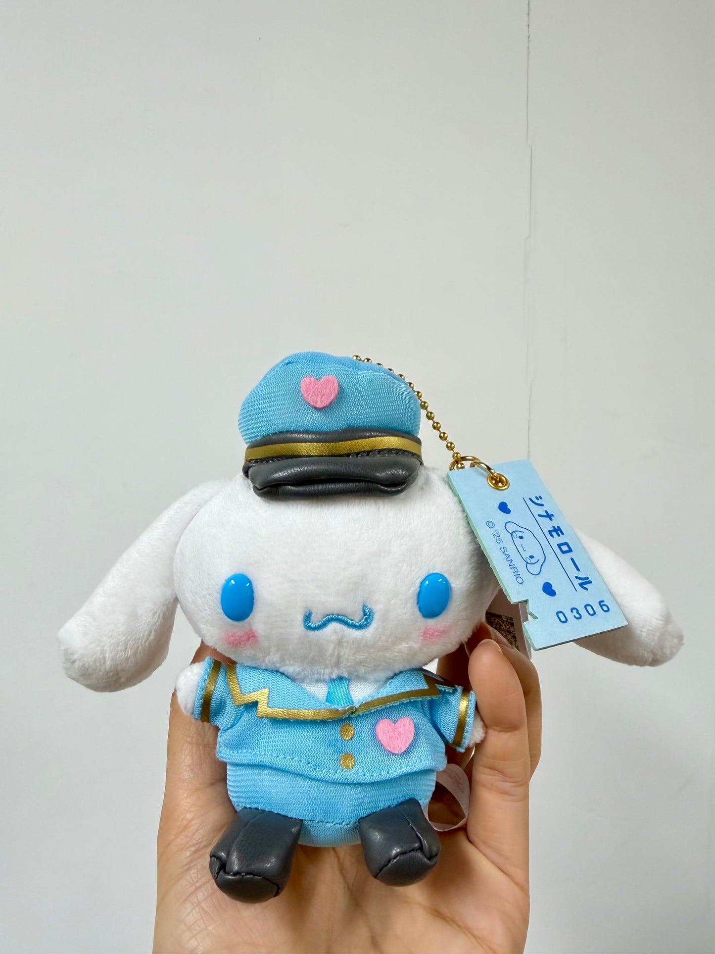 Sanrio Characters 東京車站限定 站長公仔掛飾 Tokyo Station Master Plush Charm