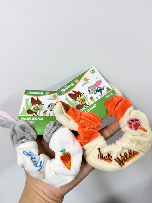 Disney 優獸大都會 Judy & Nick 造型橡筋 Zootopia Hair Band (Judy / Nick)
