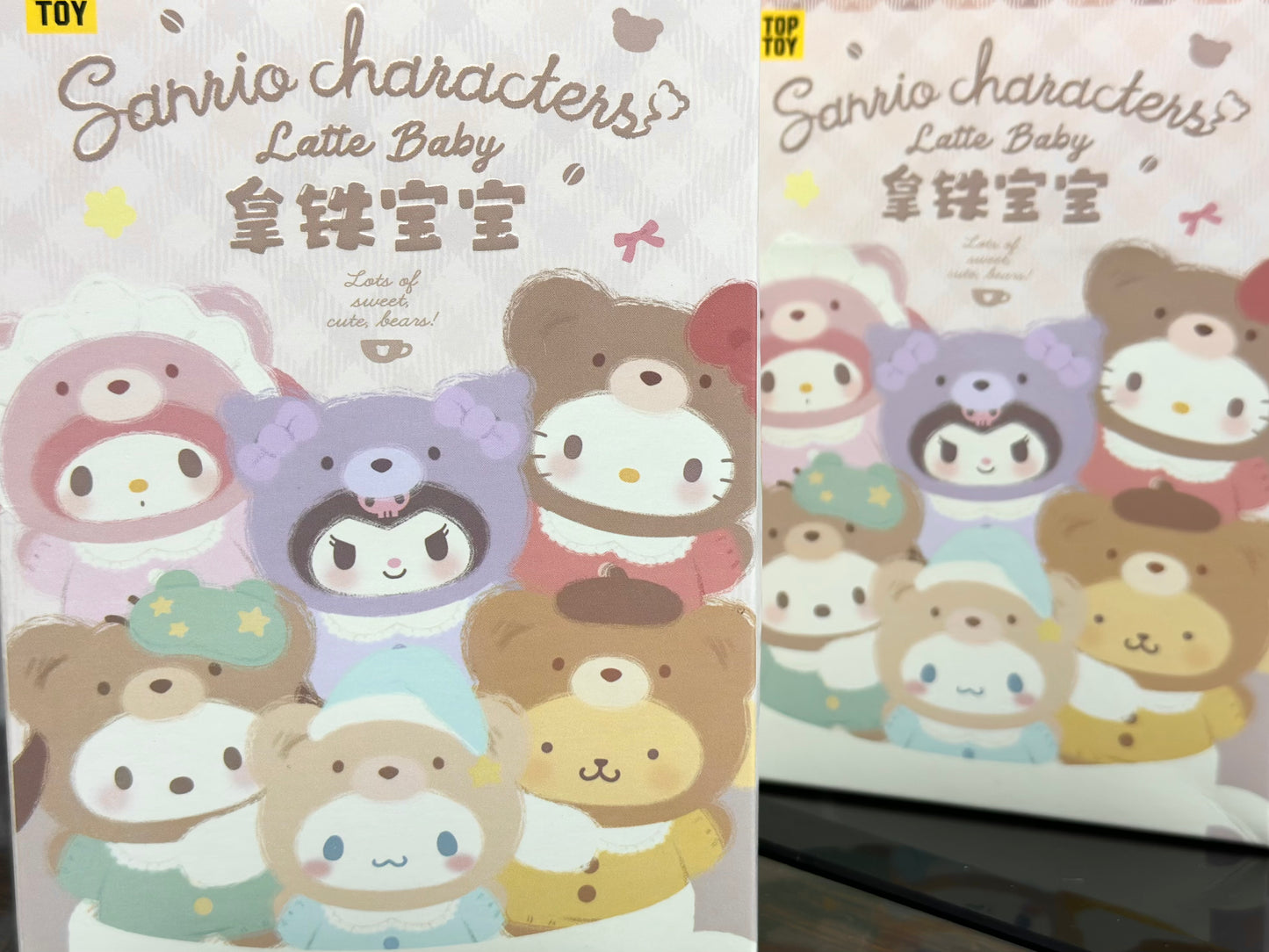 TOPTOY Sanrio 拿鐵寶寶搪膠毛絨系列 盲盒（確認款 - My Melody / PC狗）Latte Baby Series Blind Box (Confirmed Style) - TOYZHOLIC