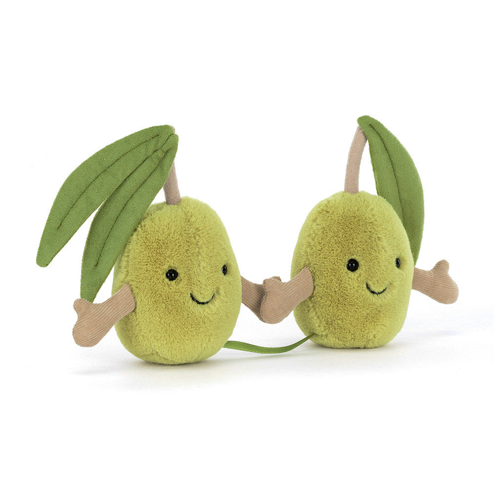 Jellycat 微笑橄欖公仔 AAmuseables Pair of Olives Plush - TOYZHOLIC