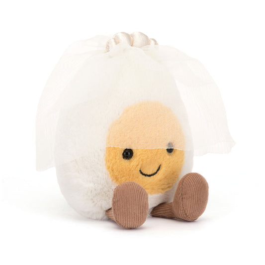 Jellycat 微笑新娘雞蛋 公仔 Amuseables Boiled Egg Bride Soft Toy - TOYZHOLIC