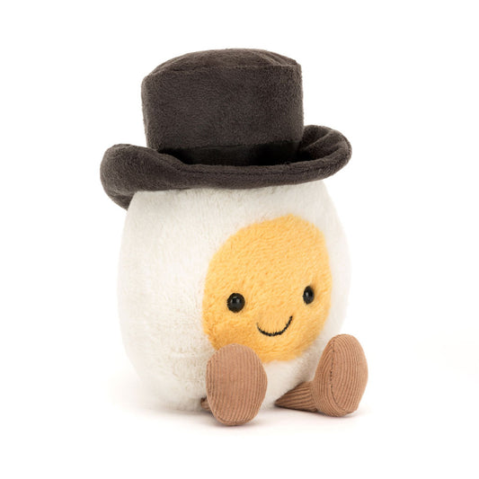 Jellycat 微笑新郎雞蛋 公仔 Amuseables Boiled Egg Groom Soft Toy - TOYZHOLIC