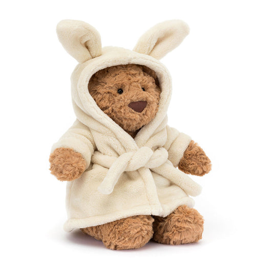 Jellycat 浴袍巴塞羅熊 公仔 Bartholomew Bathrobe Bear Soft Toy - TOYZHOLIC