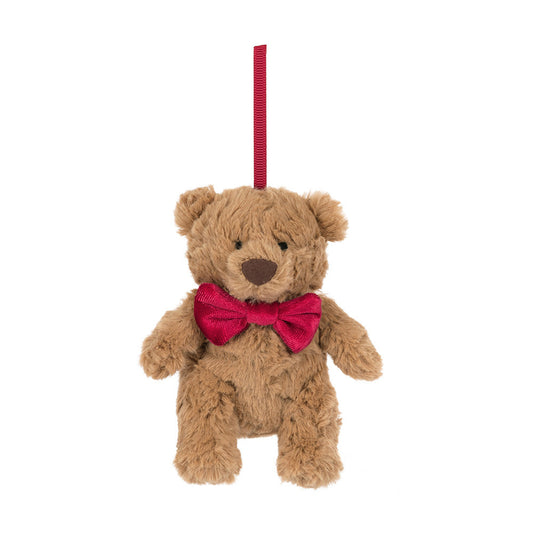 Jellycat 聖誕熊仔 掛飾公仔 Bartholomew Bear Christmas Tree Decoration - TOYZHOLIC