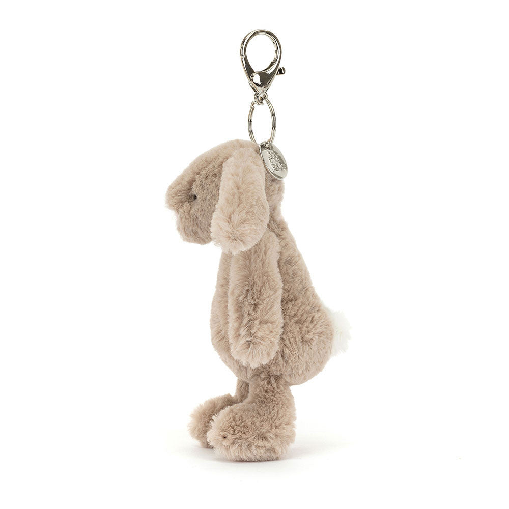 Jellycat 兔仔 吊飾 Bashful Bunny Bag Charm （Beige/ Blush/ Silver) - TOYZHOLIC
