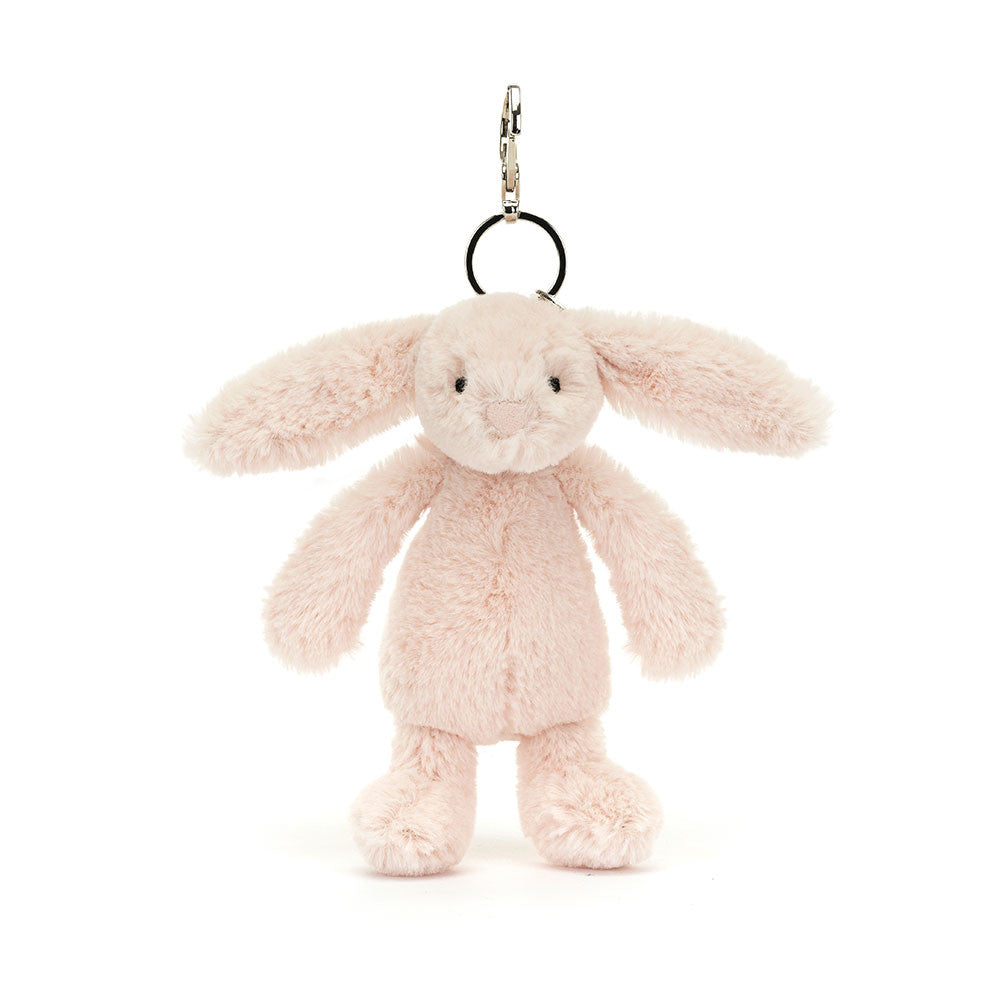 Jellycat 兔仔 吊飾 Bashful Bunny Bag Charm （Beige/ Blush/ Silver) - TOYZHOLIC