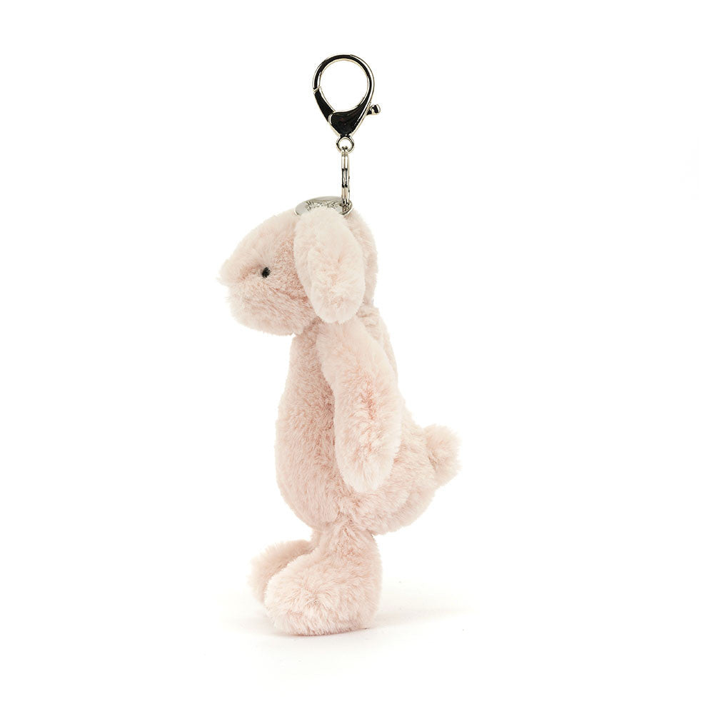 Jellycat 兔仔 吊飾 Bashful Bunny Bag Charm （Beige/ Blush/ Silver) - TOYZHOLIC