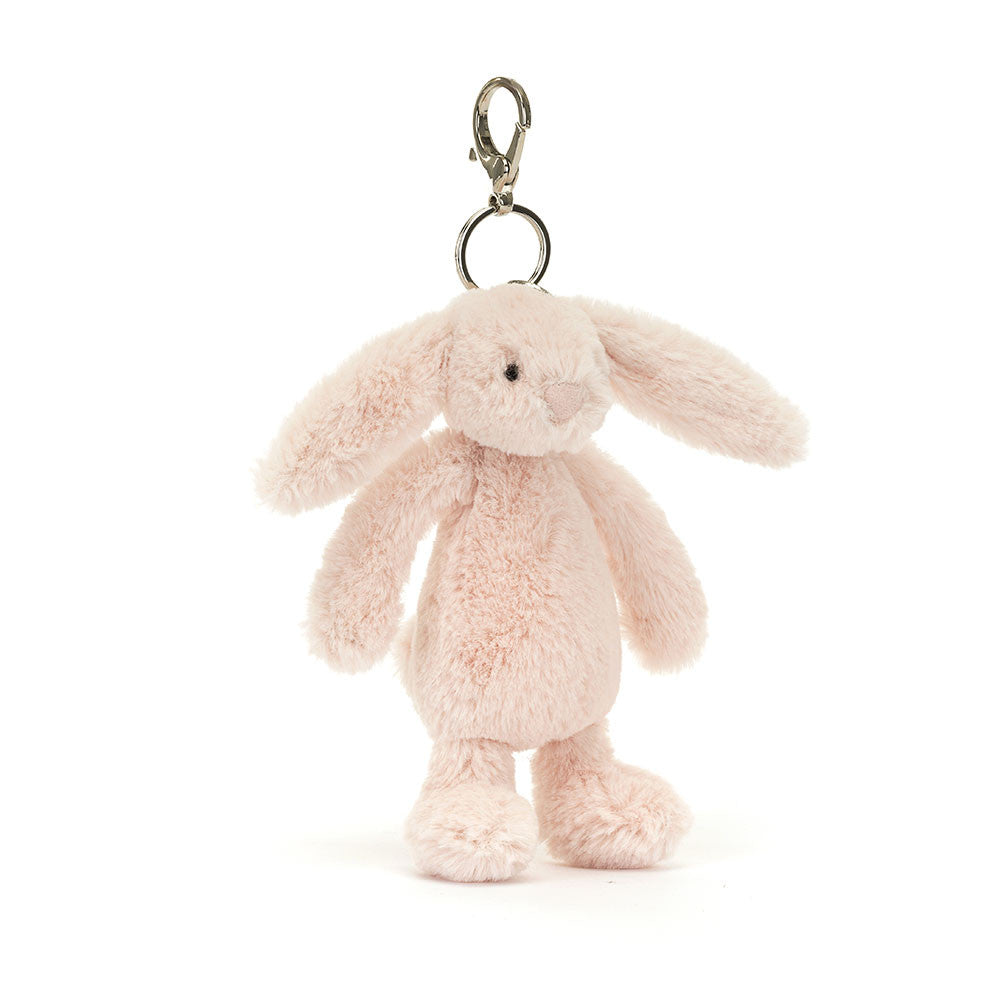 Jellycat 兔仔 吊飾 Bashful Bunny Bag Charm （Beige/ Blush/ Silver) - TOYZHOLIC