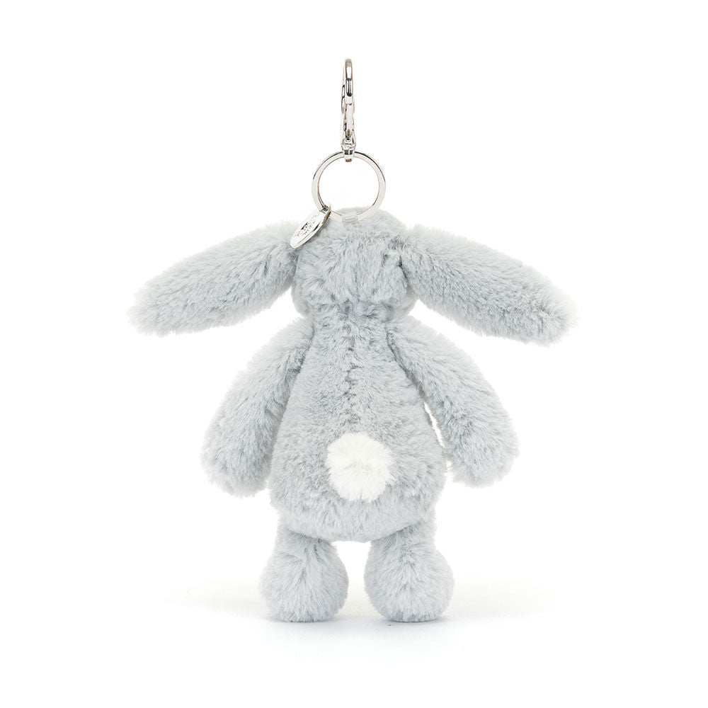 Jellycat 兔仔 吊飾 Bashful Bunny Bag Charm （Beige/ Blush/ Silver) - TOYZHOLIC