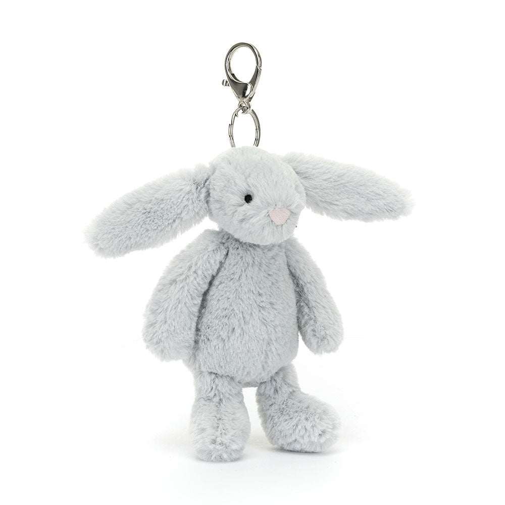 Jellycat 兔仔 吊飾 Bashful Bunny Bag Charm （Beige/ Blush/ Silver) - TOYZHOLIC