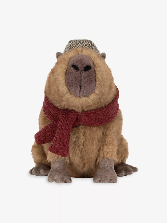 Jellycat 英國限定 英倫風水豚 公仔 Clyde Capybara Hipster Plush - TOYZHOLIC