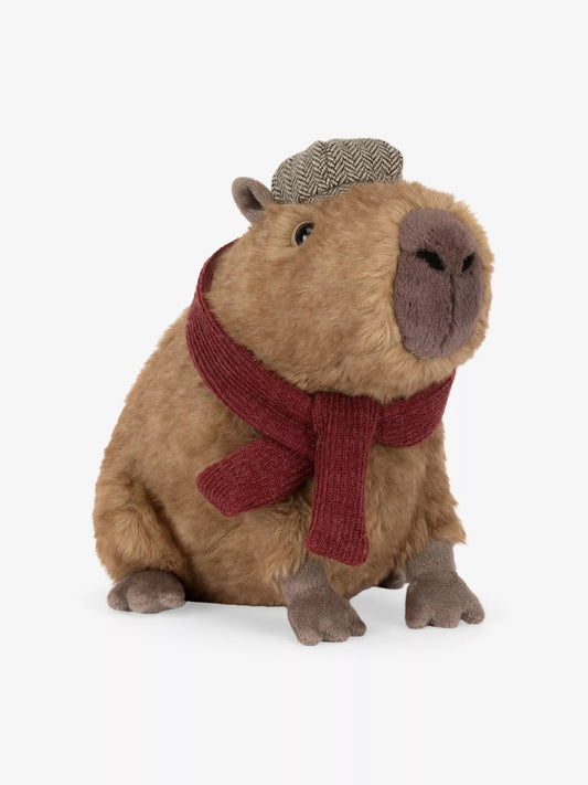 Jellycat 英國限定 英倫風水豚 公仔 Clyde Capybara Hipster Plush - TOYZHOLIC