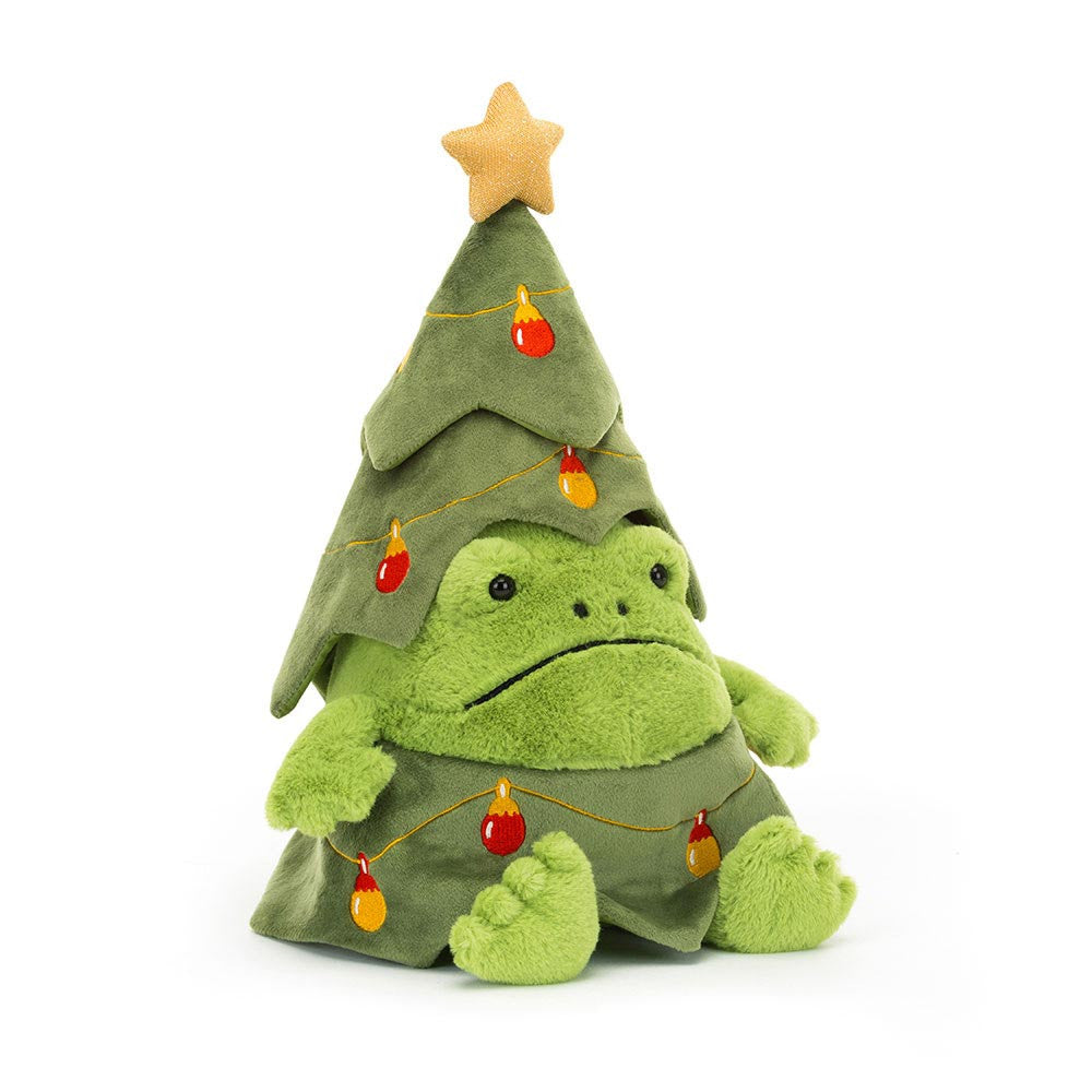 Jellycat 聖誕樹青蛙 Ricky 公仔 Christmas Tree Ricky Rain Frog Plush - TOYZHOLIC