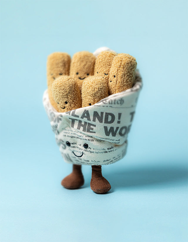 Jellycat 英國限定 微笑薯條 公仔 UK Exclusive Amuseables Cosy Chips Soft Toy - TOYZHOLIC