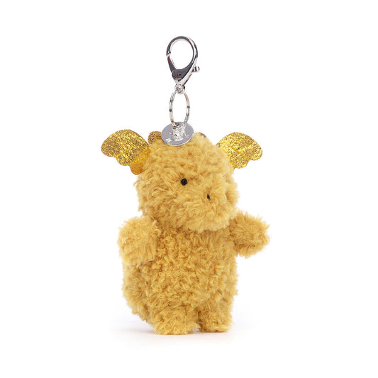 Jellycat 迷你金龍 掛飾公仔 Little Dragon Bag Charm - TOYZHOLIC