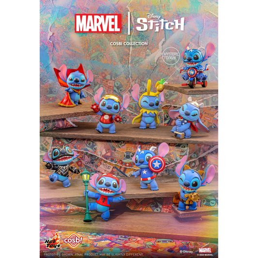 Hot Toys Disney X Marvel 史迪仔系列 Cosbi系列 盲盒（一盒八款，款式隨機）Marvel X Disney Stitch Cosbi Collection Blind Box - TOYZHOLIC